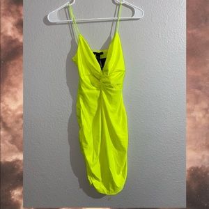 Neon mini dress